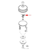 Franklin Machine Products 176-1182 Cutter Assembly Includes (4) Stainless Steel Blades 115v/60/1-ph