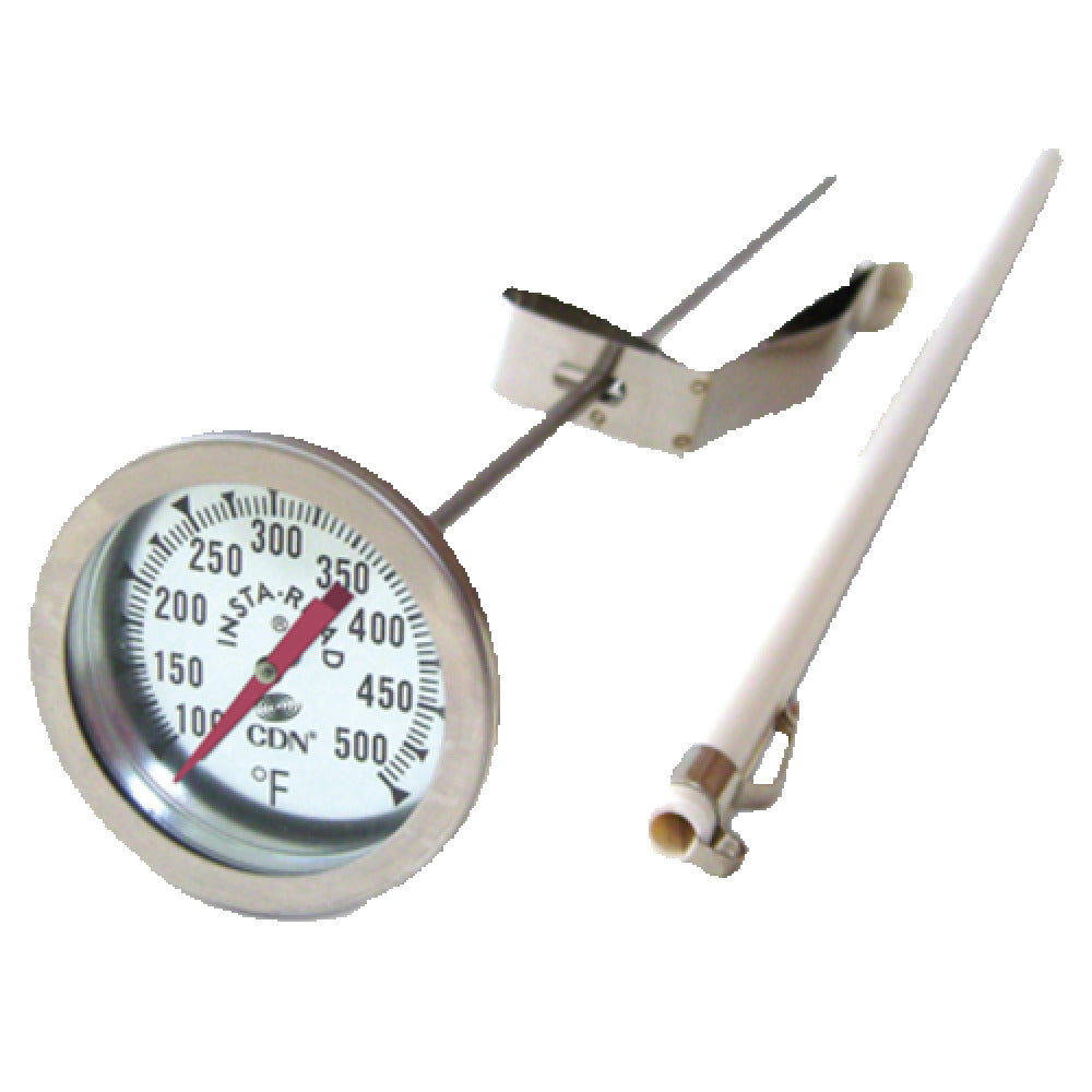 JB Prince U848 CDN Fry Thermometer Dial With Stem 100 To 500°F Temperature Range