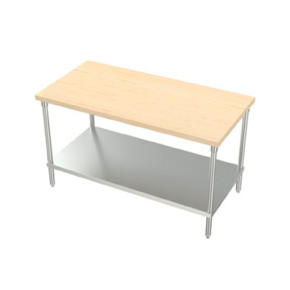 AERO Manufacturing MTG-3672 Work Table Wood Top 72"W X 36"D X 35"H