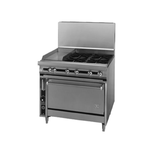 Jade Range JTRH-12G-2HT Titan™ Heavy Duty Range Gas 36"