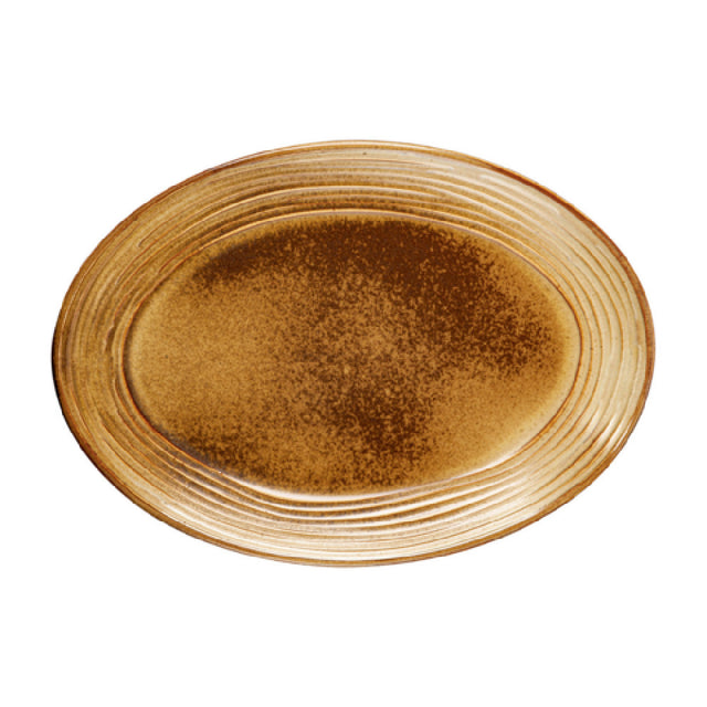 CAC China JUP-13 Jupiter Platter 7.63"L X 11"W X 1.13"H Porcelain