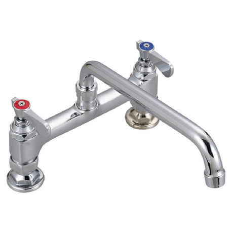 BK Resources BKF8HD-12-G OptiFlow™ Heavy Duty Faucet Deck Mount 8" OC