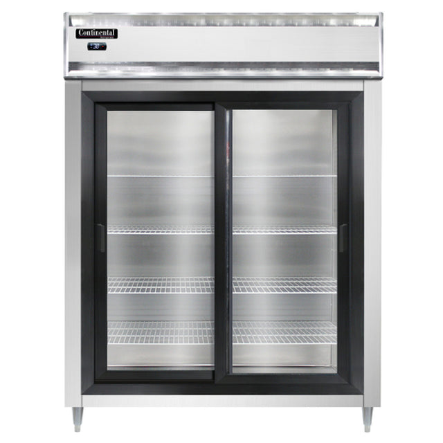 Continental Refrigerator D2RENSSSGD Designer Line Wide Refrigerator Reach-in 57"W