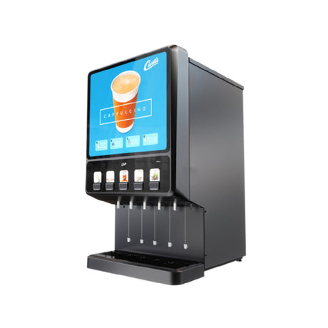 Curtis PCNG53800 | 1360102322 - Premium Cappuccino Next Generation Machine, (5) Station Dispenser With Lift Door And Hot Water