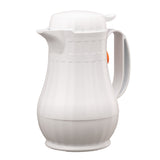 Service Ideas ECO6WH Service Ideas Eco-Serv™ Carafe Server Push Button Lid Foam Lined