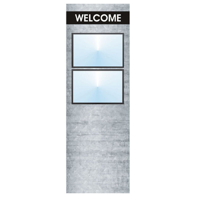 Hubert 46721 - Menu Board, 2-pocket, Floor Stand