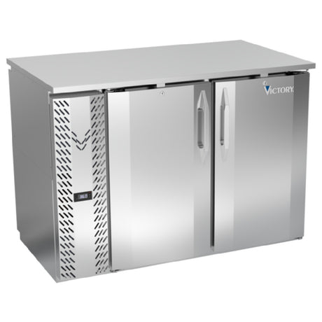 Victory VBBN48HC-F-PT-S - Pass-Thru Back Bar Refrigerator, Food Rated, Two-section