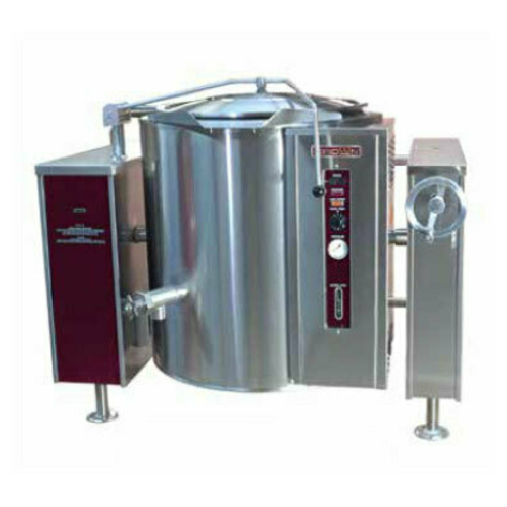 Crown Steam GLT-40F_LP Tilting Kettle Gas 40 Gallon Capacity