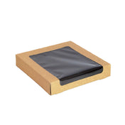 PacknWood 210SUWINA2222 - Kraft Sushi Box, 64oz., 8.7" L X 8.7" W X 1.6" H