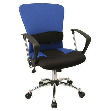 Flash Furniture LF-W23-BLUE-GG Swivel Task/Office Chair 38-1/4" To 42-1/4" Adjustable Height