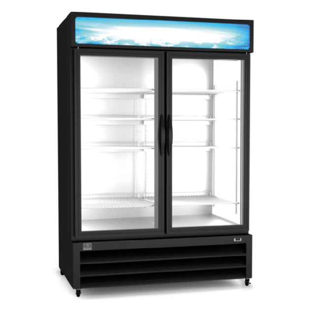 Kelvinator KCHGIM48F (738322) 2-hinged Glass Door 55.5" Long Ice Cube Merchandiser With Exterior Back And Bottom Panel In Galvanized Steel