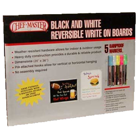 Franklin Machine Products 139-1133 Writing Board 24 X 36 Reversible White/black