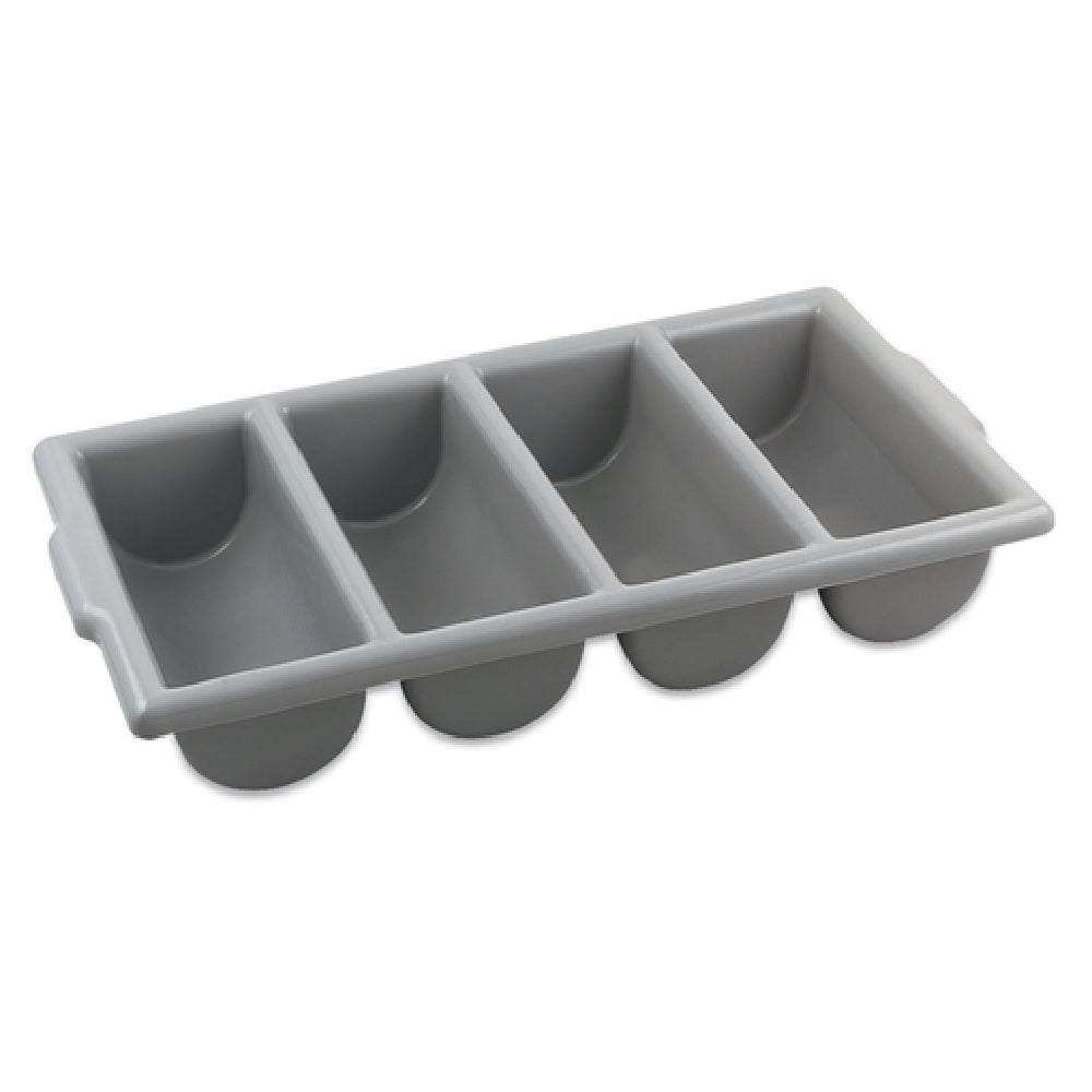 Browne Foodservice 1990 Cutlery Box 21-1/2" X 11-3/4" X 3-3/4" 4-compartment