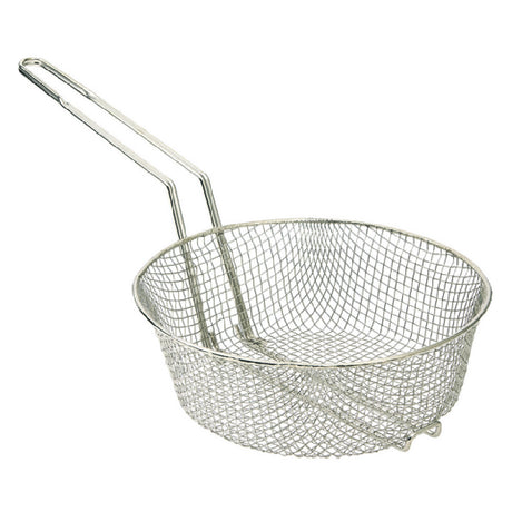 Hubert 155862 - Kratos Medium Mesh Basket, 10" Dia., Nickel Plated Wire
