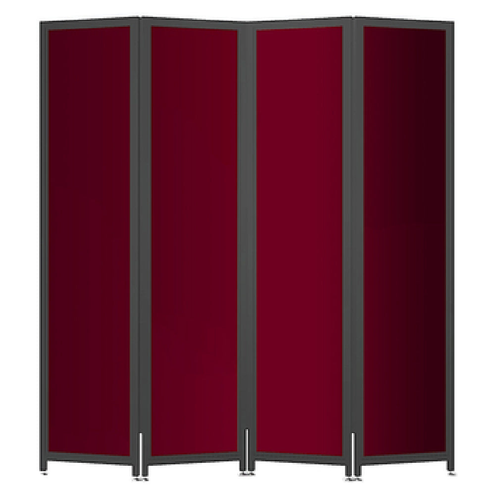 Forbes Industries 7850 Loft Series Mobile Partition (Essentials) 72-1/2"L X 1"W X 78"H Open