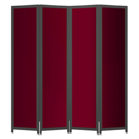 Forbes Industries 7850 Loft Series Mobile Partition (Essentials) 72-1/2"L X 1"W X 78"H Open