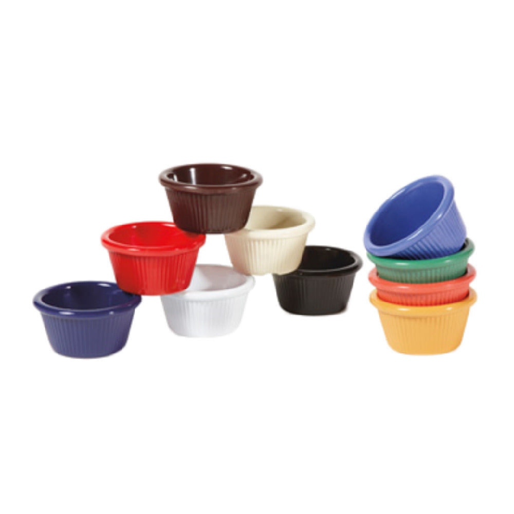 GET Enterprises RM-387-BK Ramekin 2 Oz. 3" Dia. X 1-1/2" Deep