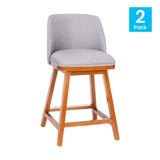 Flash Furniture CH-192162X000-24-GY-GG Julia Counter Stool 300 Lb. Weight Capacity