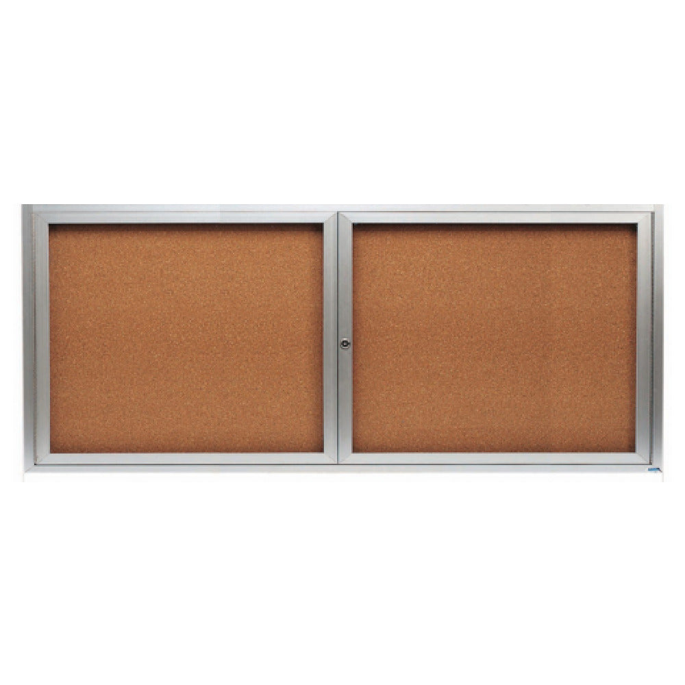 Aarco DCC3672RI Aluminum Bulletin Board 72"W X 36"H Enclosed