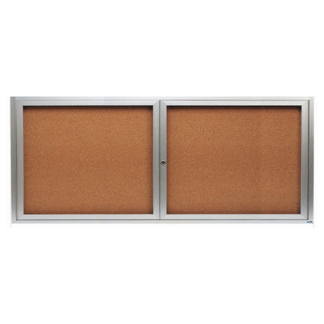 Aarco DCC3672RI Aluminum Bulletin Board 72"W X 36"H Enclosed