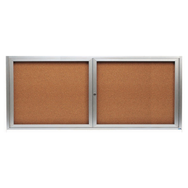 Aarco DCC3672RI Aluminum Bulletin Board 72"W X 36"H Enclosed