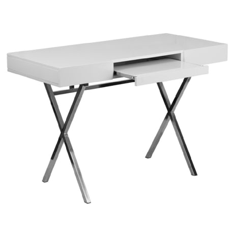 Flash Furniture NAN-JN-2960-GG Computer Desk 44-1/4"W X 21-5/8"D X 30-1/2"H 4" Thick Top