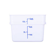 Hubert 58588 - CenPro® Food Storage Container, 10-7/8"W X 10-7/8"D X 8"H, Square
