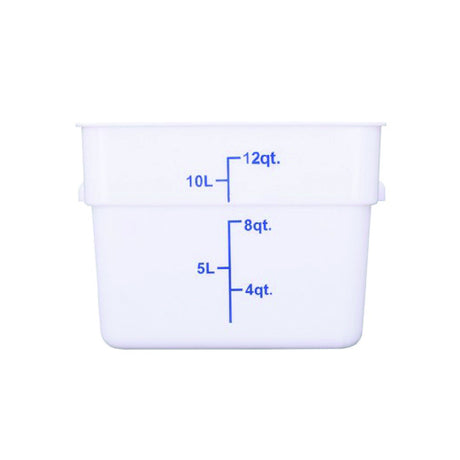 Hubert 58588 - CenPro® Food Storage Container, 10-7/8"W X 10-7/8"D X 8"H, Square