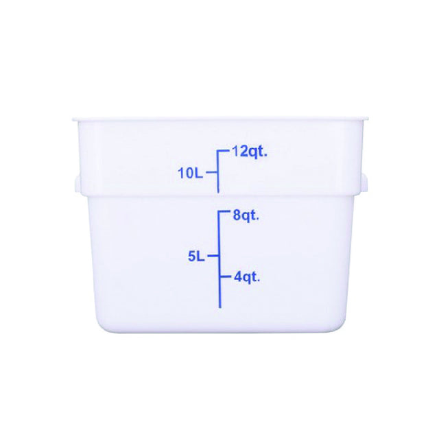 Hubert 58588 - CenPro® Food Storage Container, 10-7/8"W X 10-7/8"D X 8"H, Square