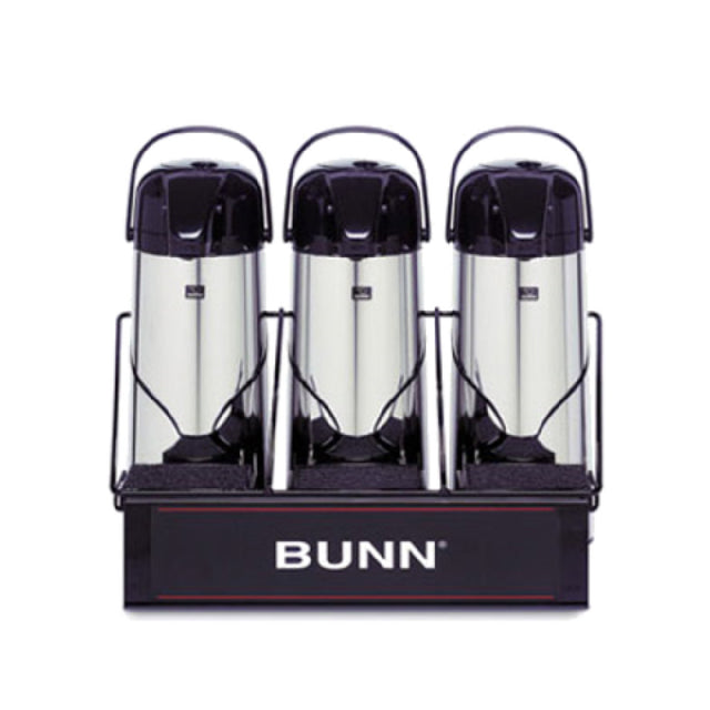 Bunn 25371.0003 APR-3 Airpot Rack For 3 Airpots Push Button