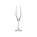 Steelite P440319 Flute Glass 7.0 Oz. (H 9-1/2" M 2-3/4" 1 -7/8" B 2-3/4") Soda Lime