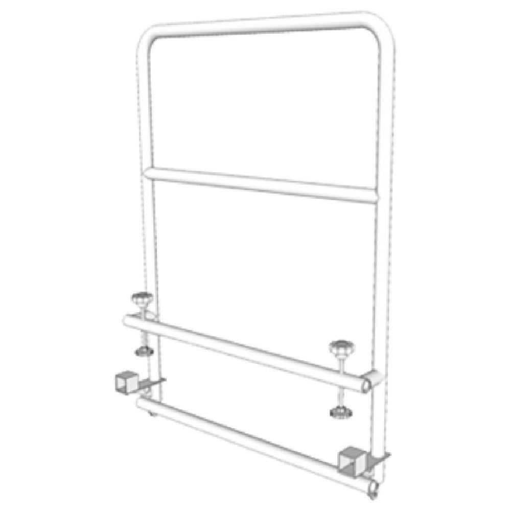 Forbes Industries 4180-3 Guard Rail 3'L X 42"H Round Steel Tube