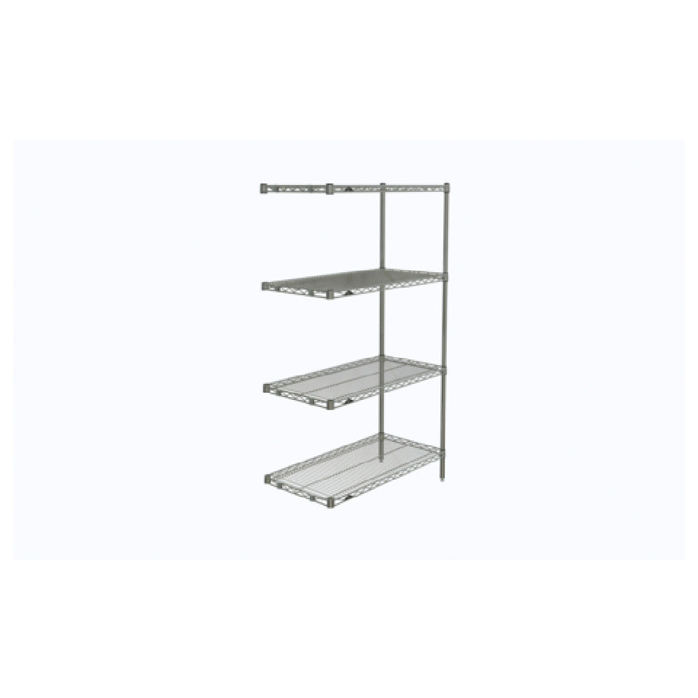 Metro AN336C Super Erecta® Add-On Shelving Unit 36"W X 18"D X 63"H (4) Wire Shelves