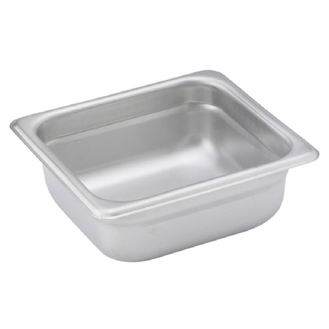 Winco SPJM-602 Steam Table Pan 1/6 Size 6-7/8" X 6-5/16" X 2-1/2" Deep