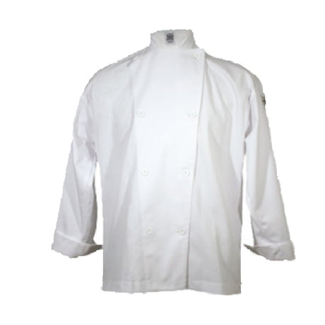 John Ritzenthaler Company J003-5X Chef Revival® Chef's Jacket 5X-large Cloth Knot 8 Button