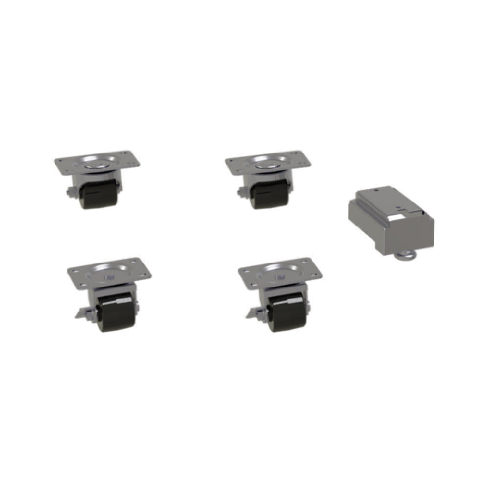 Glastender C-4X2-7/8-S Casters 2-7/8" For Side-serviced Coolers & Frosters (set Of Four)