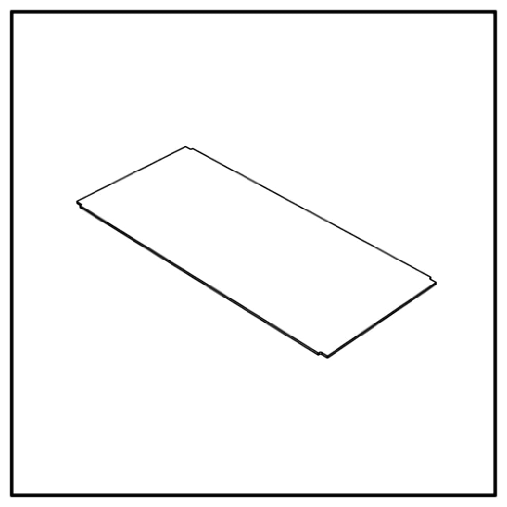 Bauscher Hepp VE-80071 - Venta® 1 X Shelf LOW STAGE_80_S (metal Parts In 100), Compact Laminate