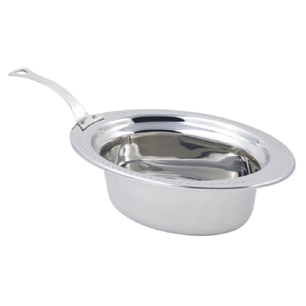 Bon Chef 5303HLSS Food Pan Full Oval 3-3/4 Qt. (120 Oz.) Capacity