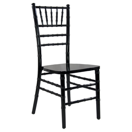 Flash Furniture WDCHI-B Advantage Chiavari Chair Wood Black