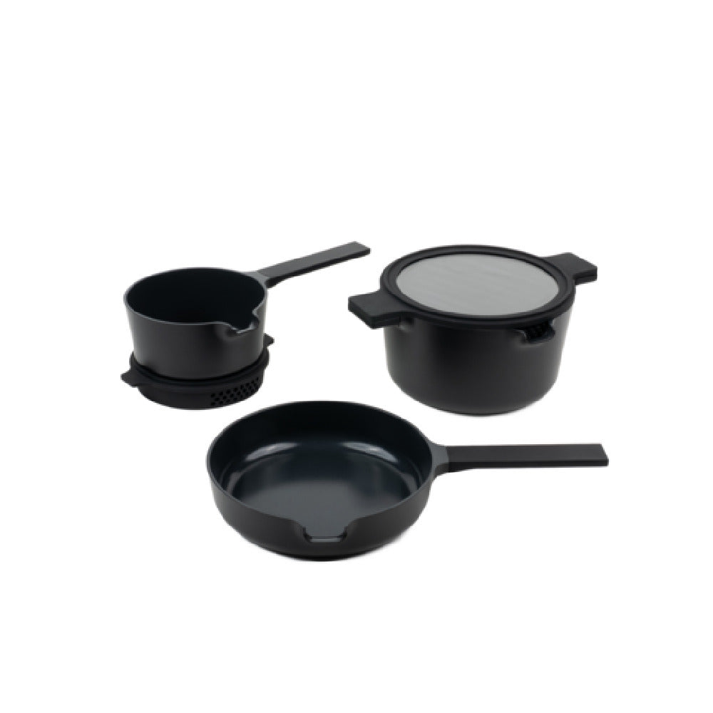 Allinox USA Inc. 101950 - 5 Piece Neat Nesting Set, Includes (1) 8.7'' Nonstick Frying Pan
