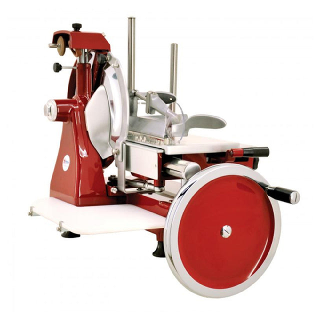 Omcan 13639 (MS-IT-0350-M) Volano Meat Slicer Standard Flywheel Fully Hand-operated