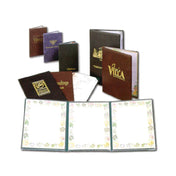 Menu Solutions HS150B Menu Cover Holds 5-1/2" X 11" Inserts Double Panel With 2 Views