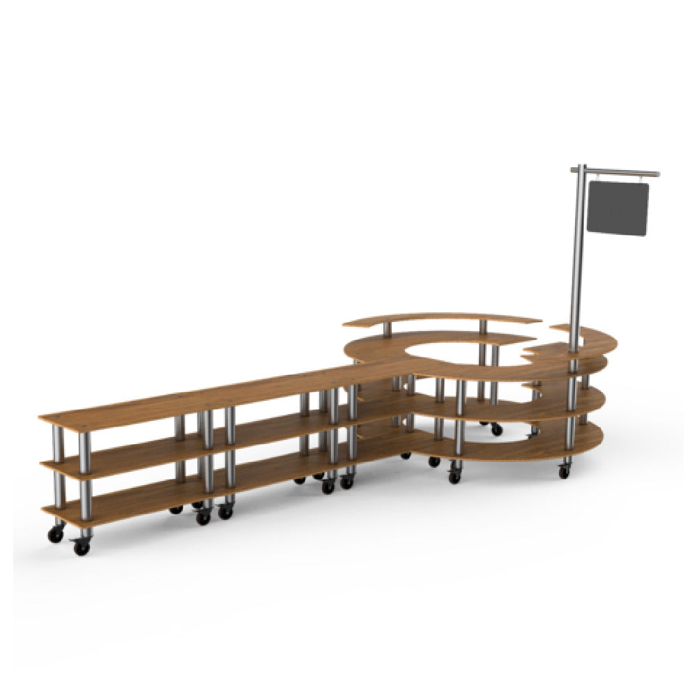 Steelite MGCMSA02BSXW - Creative DIY Station, 205.0" X 98.0" X 101.0", Modular