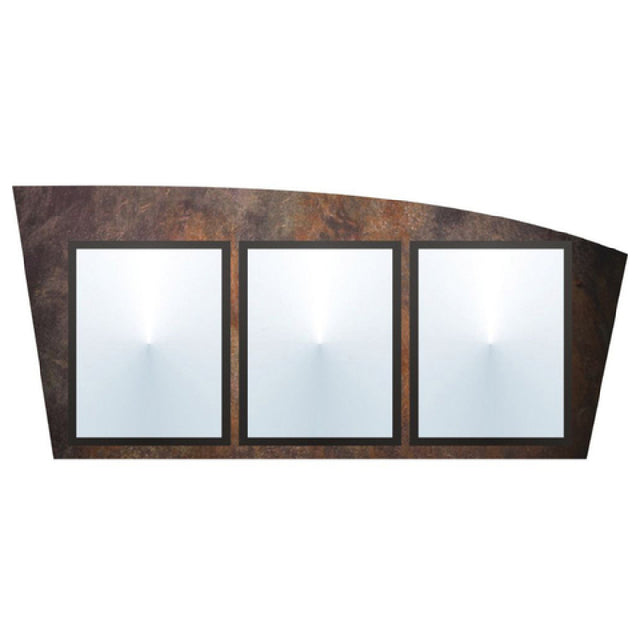 Hubert 79361 - Menu Board, 3-pocket, Wall-mount
