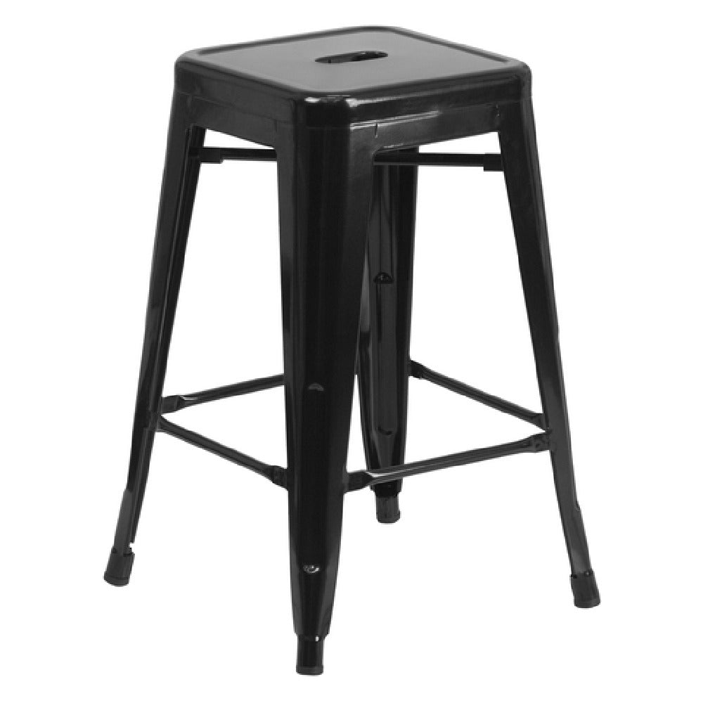 Flash Furniture CH-31320-24-BK-GG Bar Stool 500 Lb. Weight Capacity Counter Height