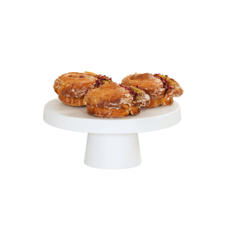 Cal Mil 23755-104-15 Pedestal 10.25" Dia. X 4.25"H Dishwasher-safe