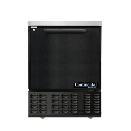Continental Refrigerator UCF24SN-B Undercounter Freezer Shallow Depth 24" W