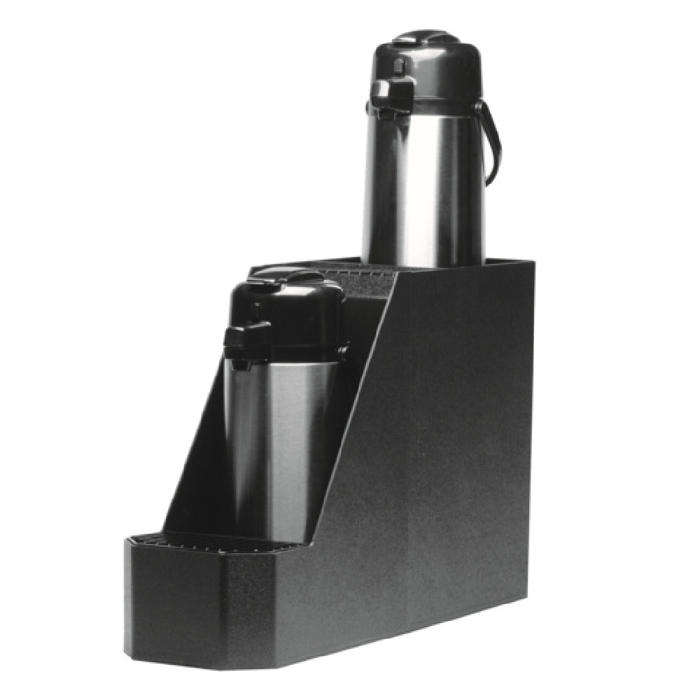 Service Ideas APS2BL Service Ideas Modular Airpot Stand Dual Airpot Stand Black