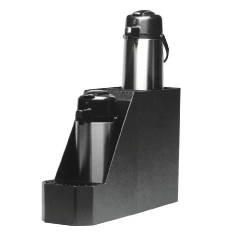 Service Ideas APS2BL Service Ideas Modular Airpot Stand Dual Airpot Stand Black