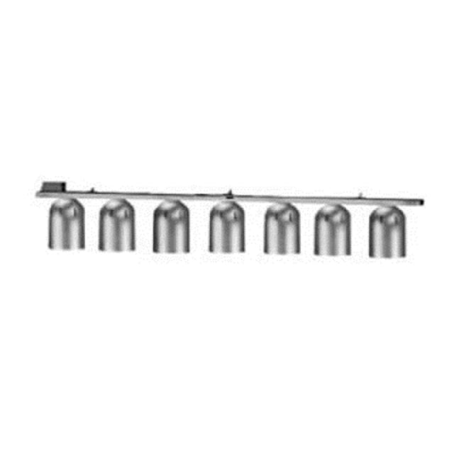 Nemco 6006-7 Heat Lamp Single Row Suspension Bar Chain Hung